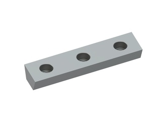Couteau de rotor 177x43x22, Premium Line, 3 perçages fraisés, tranchant 70°, version Y pour Herbold Meckesheim GmbH 