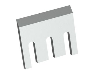 Couteau de rotor 213x184x19, PremiumCut, 2 trous pour vis M8 