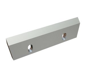 Couteau de rotor 290x85x18, PremiumCut, 2 trous oblongs, tranchant 45°, 4x filetage M10, version X pour Zerma | AMIS 