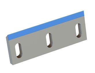 Couteau de rotor 296x111x21, CarbideCut, tranchant 55°, M10, qualité carbure H4 