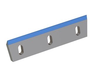 Couteau de rotor 385x100x22, CarbideCut, tranchant 50°, M12, qualité carbure = H5 pour Zerma | AMIS 