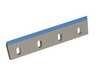Couteau de rotor 450x100x20, CarbideCut, tranchant 50°, M10, qualité carbure H5 