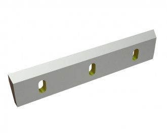 Couteau de rotor 485x100x22 Eco Line, tranchant 50°, 2xM10, 3 trous oblongs pour Herbold Meckesheim GmbH Herbold SML 60/100
