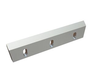Couteau de rotor 485x107x28, PremiumCut, 3 trous oblongs, tranchant 50°, 2x filetage M12 pour Zerma | AMIS 