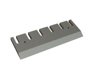 Couteau de rotor 600x210x25, PremiumCut, 2x filetages M12x1, version W8 pour Vecoplan 