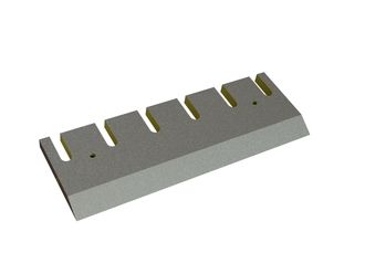 Couteau de rotor 600x210x25, StandardCut, 2x filetages M12x1, version W8 pour Vecoplan 
