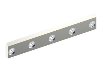 Couteau de rotor 635x116x29 PremiumCut, 5 trous fraisés, tranchant 20°/30°, version X pour Cumberland 