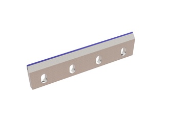 Couteau de rotor 638x110x22, CarbideCut, tranchant 50°, qualité carbure H4, filetage M10 pour Herbold Meckesheim GmbH 
