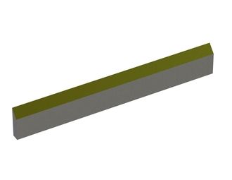 Couteau de rotor 667x98x24, StandardCut, 3 filetages fins, tranchant 42°, version X pour Previero 