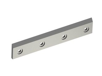 Couteau de rotor droit 452x85x13, PremiumCut, 4 trous fraisés Ø16/Ø33, tranchant 35°, version X 