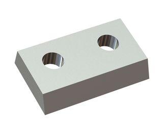 Couteau de rotor droit 63x37x9, PremiumCut, 2 trous Ø11, tranchant 55°, version Y pour Wanner Technik GmbH 