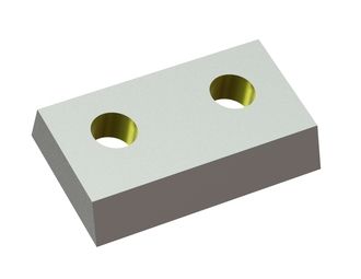 Couteau de rotor droit 63x37x9, StandardCut, 2 trous, tranchant 55°, version X pour Wanner Technik GmbH 