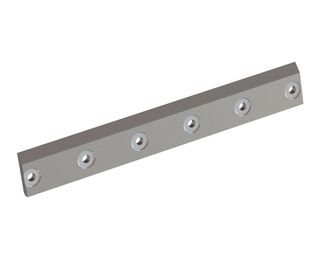 Couteau de rotor droit 767x108x19 PremiumCut, 6 trous fraisés, tranchant 35°, version X pour Cumberland 