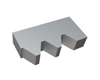 Couteau de rotor extérieur 240x121x55 PremiumCut, version X pour Columbus McKinnon | CM Industrial Shredders 