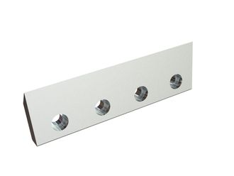 Couteau de rotor gauche 290x85x26, PremiumCut, 4 trous fraisés, tranchant 4x35°/45°, version Y pour Hellweg Maschinenbau GmbH & Co. KG 