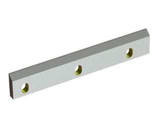 Couteau de rotor gauche 462x80x20, StandardCut, 3 trous oblongs, tranchant 50°/55°, 2x filetage M12 pour Rapid Granulator AB 