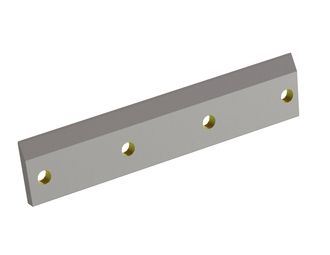 Couteau de rotor gauche 509x108x19 StandardCut, tranchant 5x25° (avant) / 35° / 30°, version X pour Cumberland 