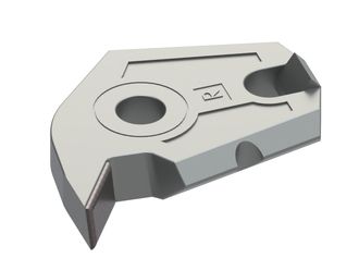 Couteau à dent de faucille droit pour Komptech-Farwick 