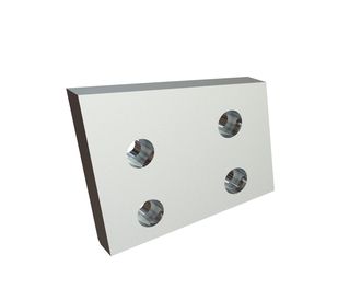 Couteau extérieur gauche 123x102x20, 4 perçages fraisés, tranchant 90°, version W pour HSM GmbH + Co. KG 
