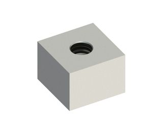 Couteau plat 35x35x25 Premium Line, filetage M14, trou fraisé Ø20, version X 