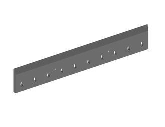 Couteau rotor 1053x194x20, PremiumCut, 10 lumières 18x40, arête 26°, 2xM10, 2xM12, version Y pour Hosokawa Alpine AG 