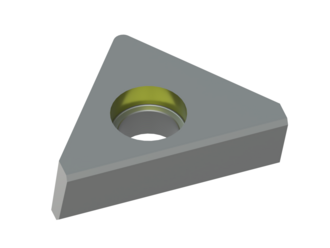 Couteau rotor 127x89x31 Eco Line, trou fraisée Ø40/Ø32, version X 
