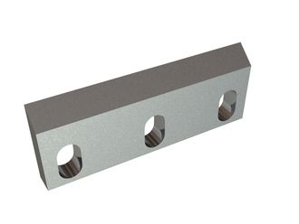Couteau rotor 262x95x24, PremiumCut, 3 lumières, arête 50°, version X pour Rapid Granulator AB 