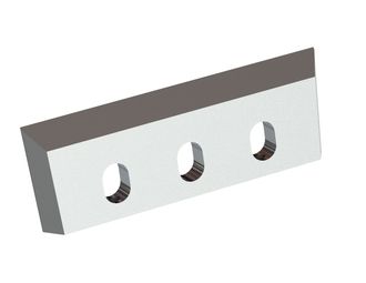 Couteau rotor 299x102x23, PremiumCut, 3 lumières, arête 48°, version X pour Getecha GmbH 