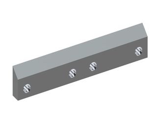 Couteau rotor 314x76x22, PremiumCut, 4 lumières, arête 45°, 4xM10, version X pour Tria 
