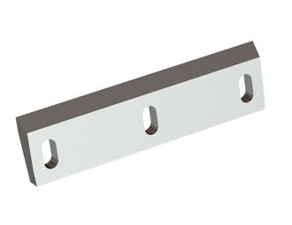 Couteau rotor 385x100x22, PremiumCut, tranchant 50°, 2xM10, 2xM12 pour Herbold Meckesheim GmbH 