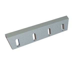 Couteau rotor 400x90x18, PremiumCut, 4 trous oblongs, 2x filetage M12, version X pour Netzsch-Condux Mahltechnik GmbH 