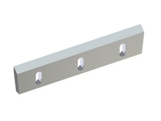 Couteau rotor 485x103x22, PremiumCut, 3 lumières, 2xM12 filetages, arête 50°, version Y pour Zerma | AMIS 