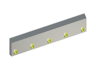 Couteau rotor 513x118x25, StandardCut, 5 trous oblongs, arête 58°/50°, 8x M12, version X pour Tria 