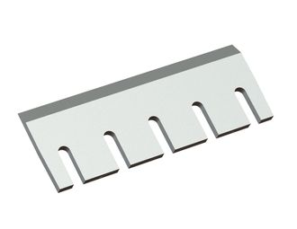 Couteau rotor 540x200x19, PremiumCut, 5 fentes, arête 30°, 2x M10, version W8 