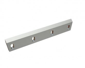 Couteau rotor 568x100x22, PremiumCut, tranchant 50°, 2xM12, chanfrein frontal des deux côtés pour Amis | Zerma 