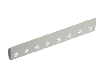 Couteau rotor 580x85x26, arête de coupe 4x55°/45°, 8 perçages fraisés Ø17.5/Ø26, PremiumCut 