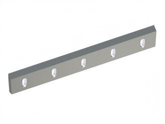 Couteau rotor 740x100x22, PremiumCut, tranchant 50°, 2xM10, chanfrein frontal des deux côtés pour Herbold Meckesheim GmbH 