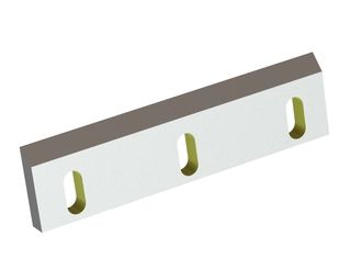 Couteau rotor droit 397x100x25, StandardCut, 3 lumières, arête 35°, 2xM12, version X 