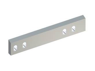 Couteau rotor droit 495x95x28, PremiumCut, 4 lumières, arête 75°, version X 