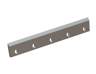 Couteau rotor droit 503x79x17, PremiumCut, 5 lumières, 2xM8, arête 20°/35°, version X 