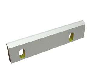 Couteau rotor gauche 334x79x20, StandardCut, 2 lumières, arête 60°/70°, version Y pour Reto Recyclingtechnik 