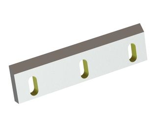 Couteau rotor gauche 397x100x25, StandardCut, 3 lumières, arête 35°, 2xM12, version X 