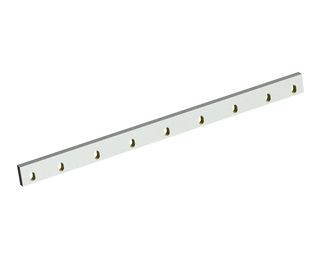 Couteau stator 1223x79x23, Eco Line, 1xM12, arête 84°, 9 lumières 22x34, version X pour Getecha GmbH 