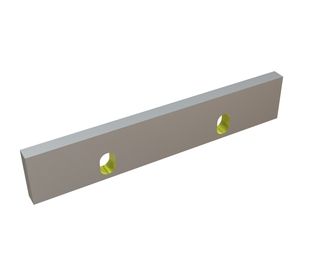 Couteau stator 319x60x16, Eco Line, 2 lumières, 2xM10 filetages, version X pour Rapid Granulator AB 