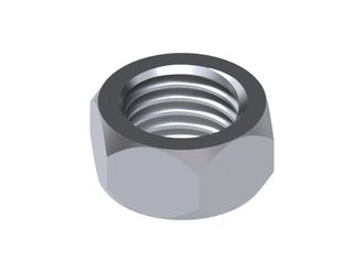 Écrou hexagonal UNF 1/2"- 20 Grade 8 ANSI B 18.2.2, zingué 