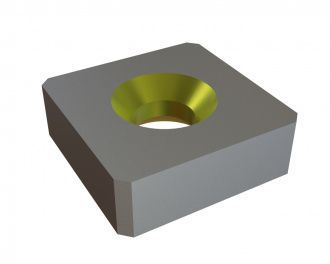 Cuchilla 145x145x47 Eco Line, avellanada en ambos lados, versión X para Lindner Recyclingtech Lindner Jupiter