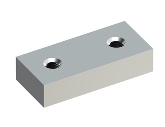 Cuchilla 172x77x38, PremiumCut, 2x rosca M20, versión X para Lindner Recyclingtech Lindner Polaris 1800