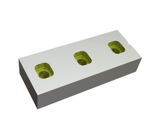 Cuchilla 196x78x38, Eco Line, 3 taladros con avellanado ranurado unilateral, versión X para Amni Maschinenbau GmbH 