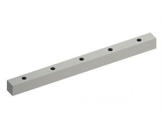 Cuchilla de estator 399.6x30x28, PremiumCut, 5x M12, avellanado en ambos lados Ø12x3, versión Y para Hosokawa Alpine AG 