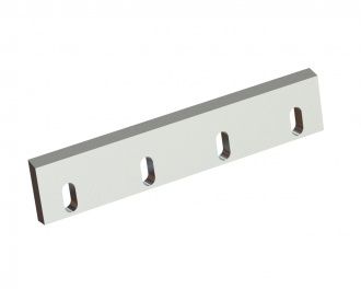 Cuchilla de estator 497x100x23 Premium Line, rosca 2xM12, filo 73°, versión X 